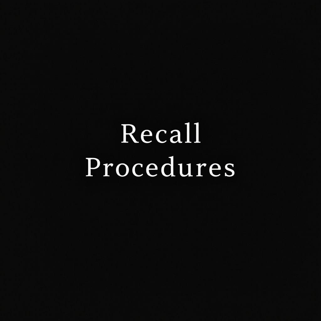 Recall Procedures