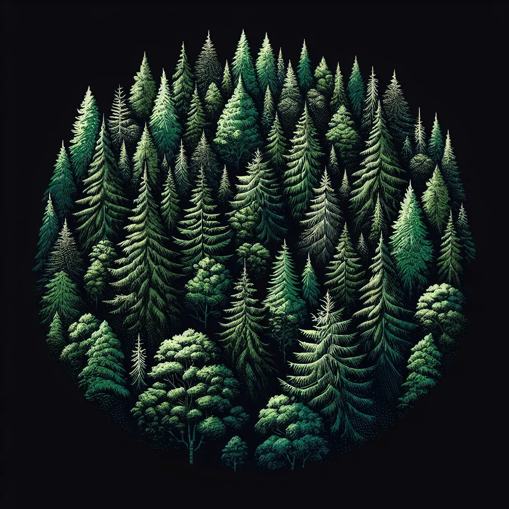 evergreen forests