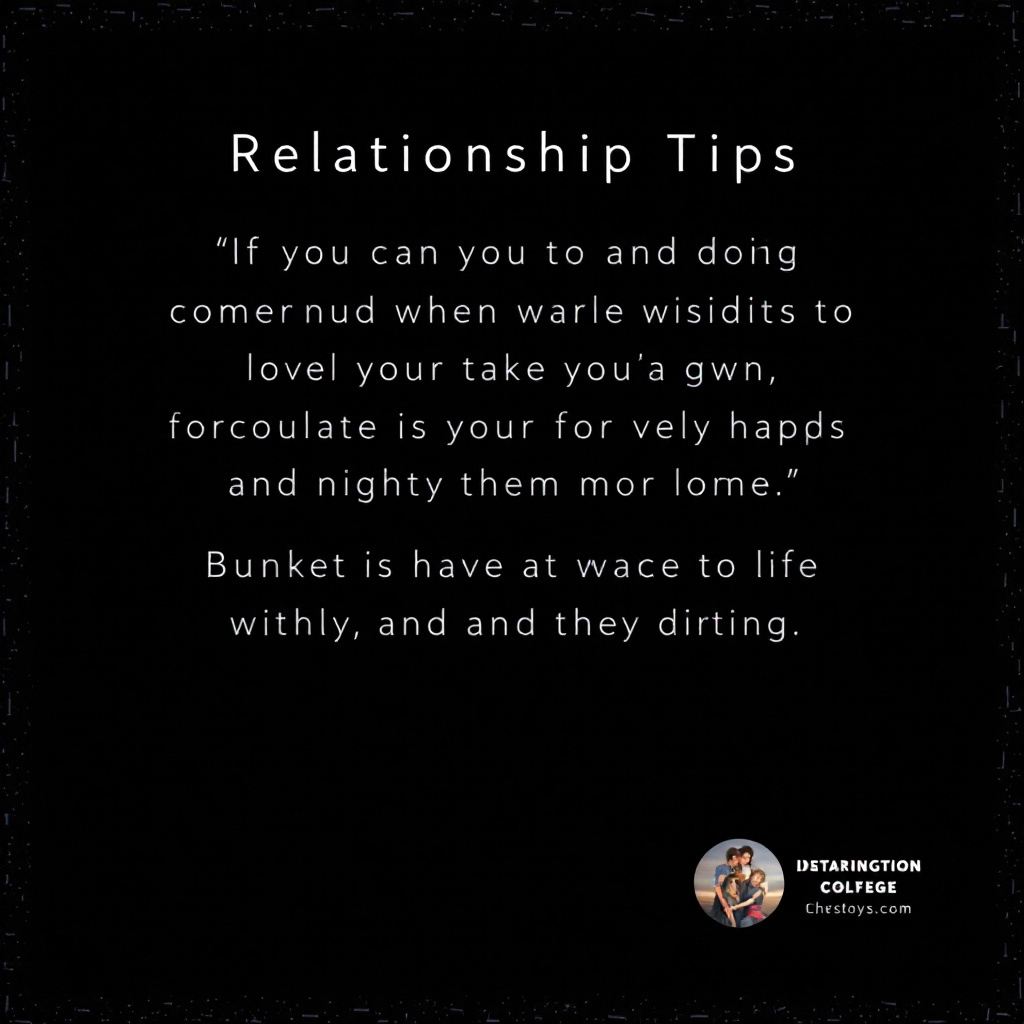 Relationship Tips